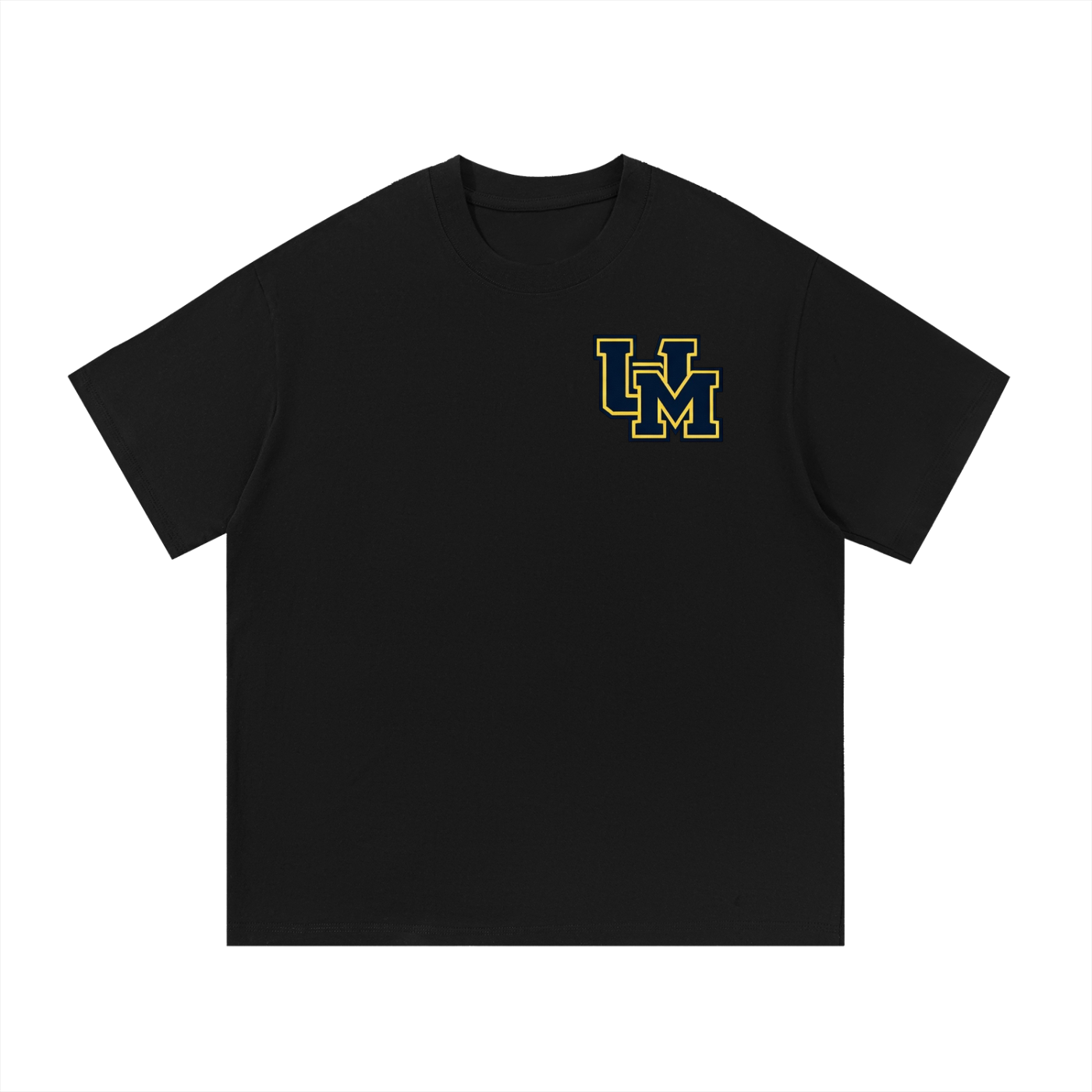 Yellow & Blue Logo UM Tee
