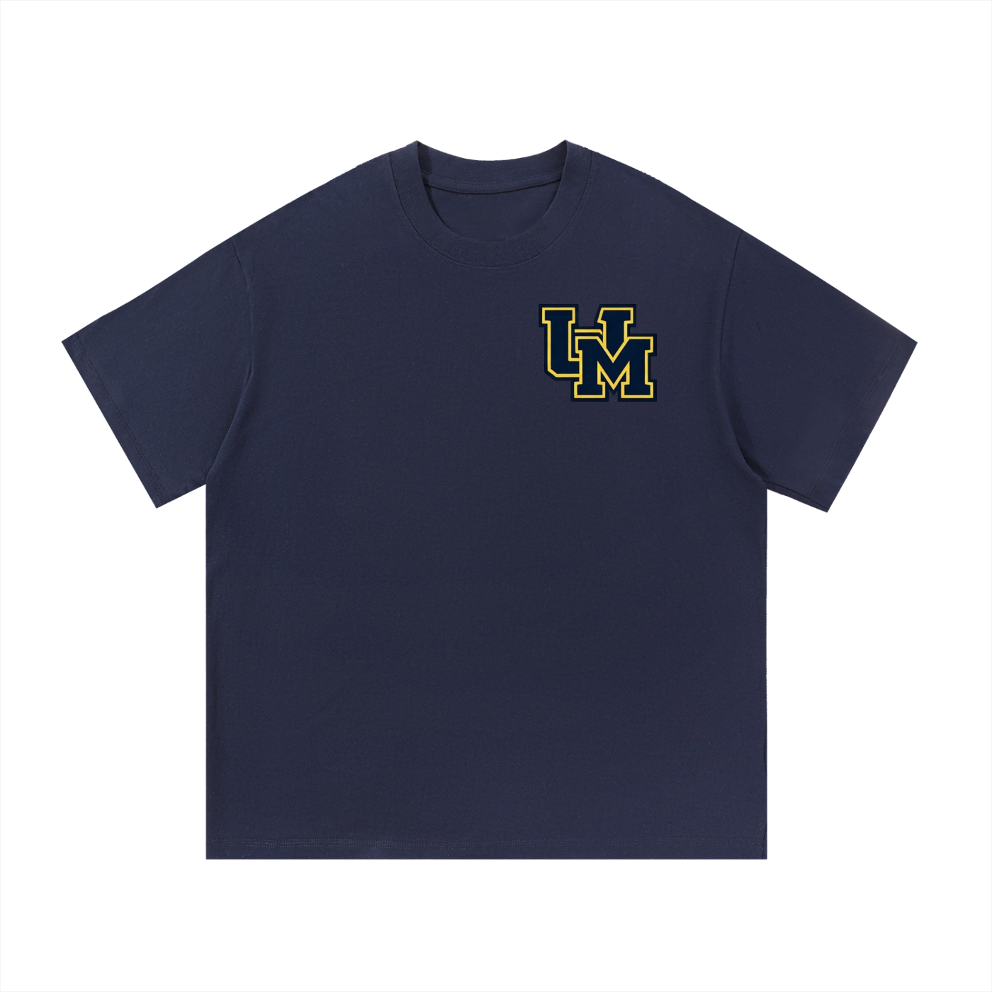 Yellow & Blue Logo UM Tee