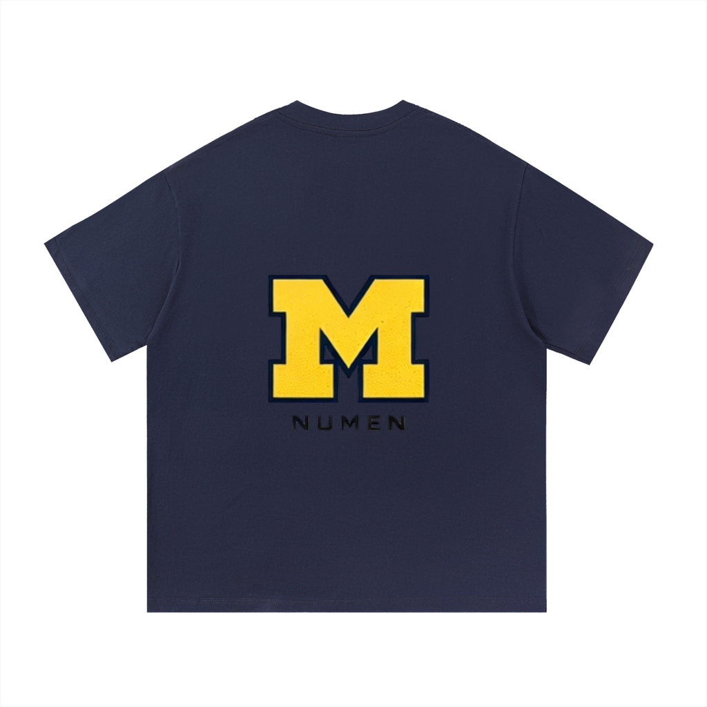 Yellow & Blue Logo UM Tee